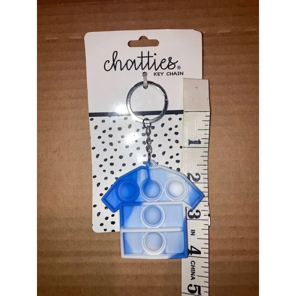 ☀️3/$9☀️ Chatties | Shirt Fidget Key Chain
